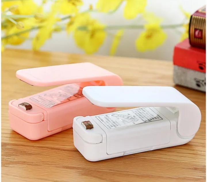 Mini Hea Bag Seal Machine Package Sealer Bags Thermal Plastic Food Bag